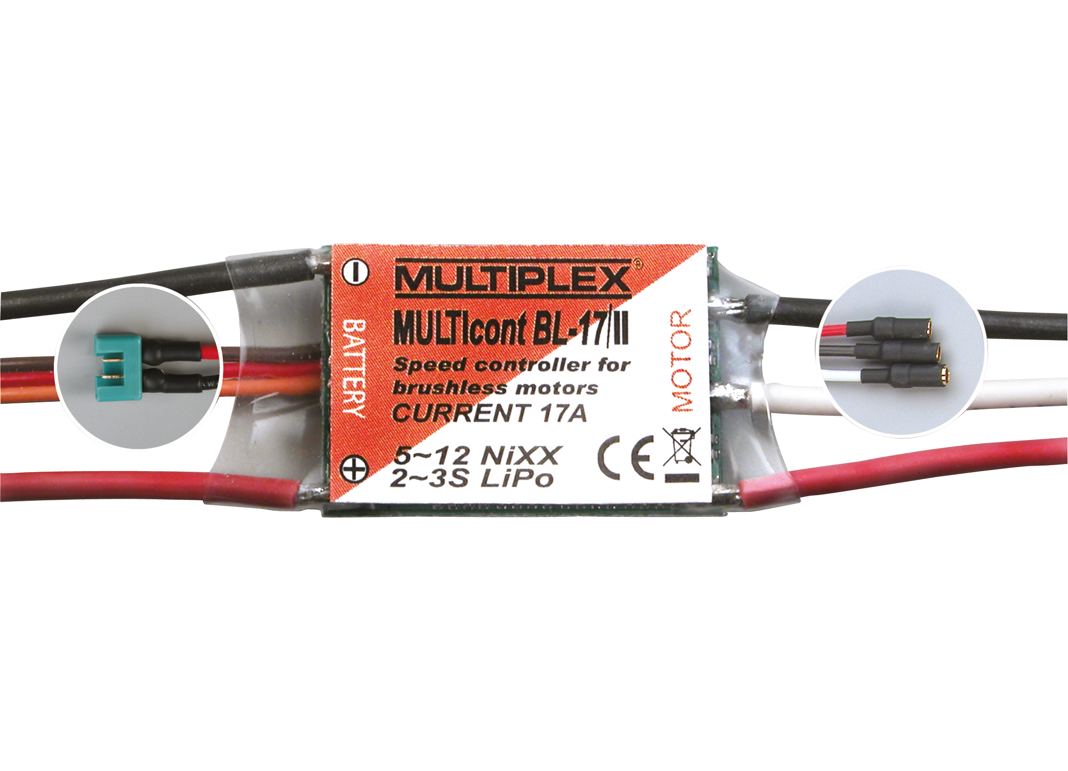Multiplex Regler MULTIcont BL-17/II